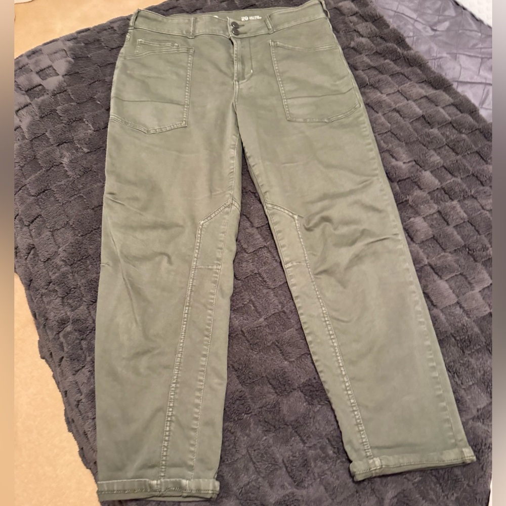 Pilcro Forest Green Trousers